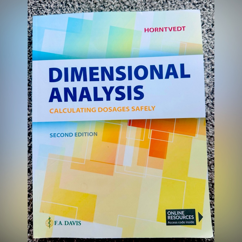 Dimensional Analysis Textbook